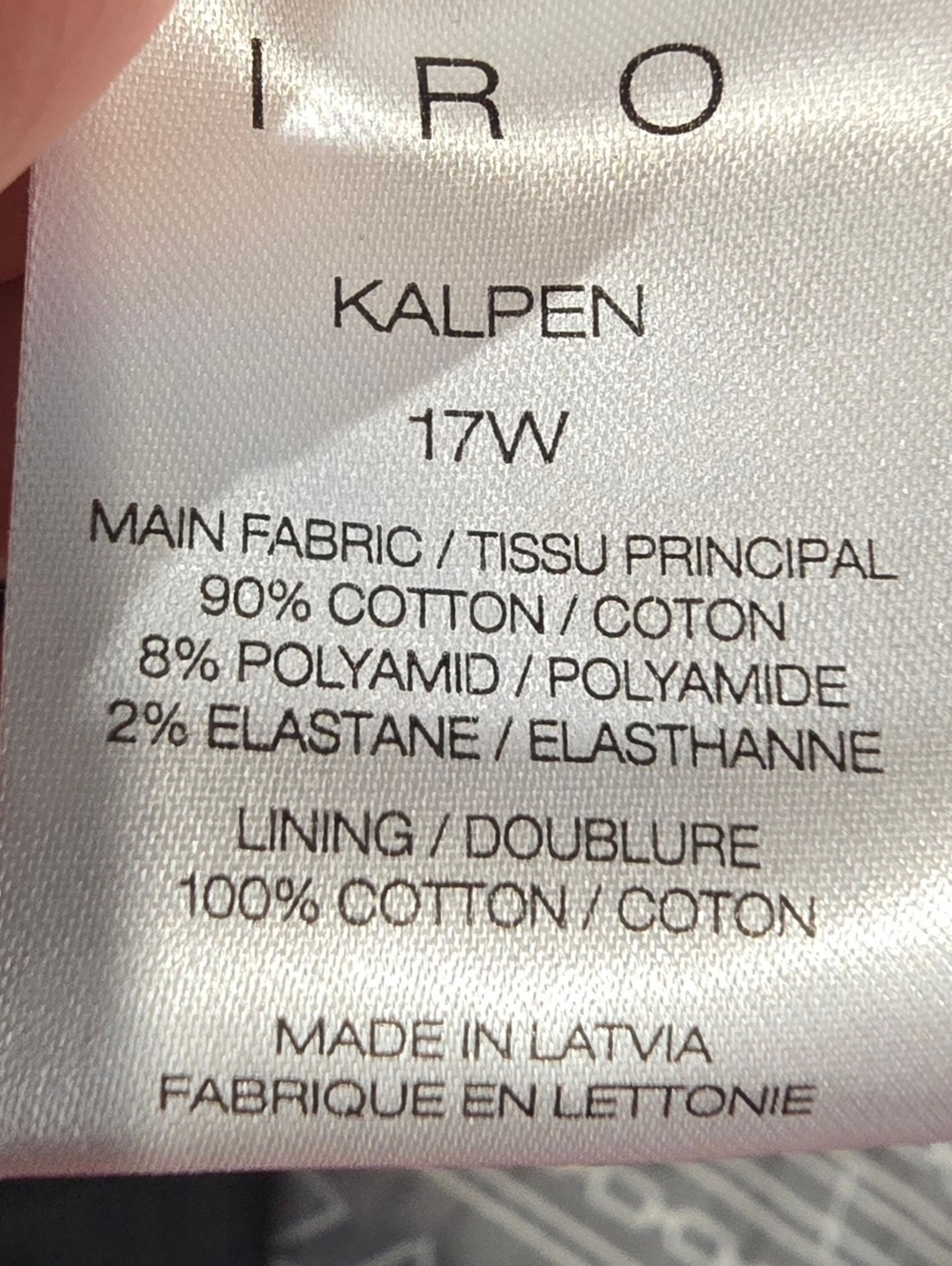 Iro Kalpen Fitted Poplin Pants Size 34 (US 2) - Picture 9 of 10